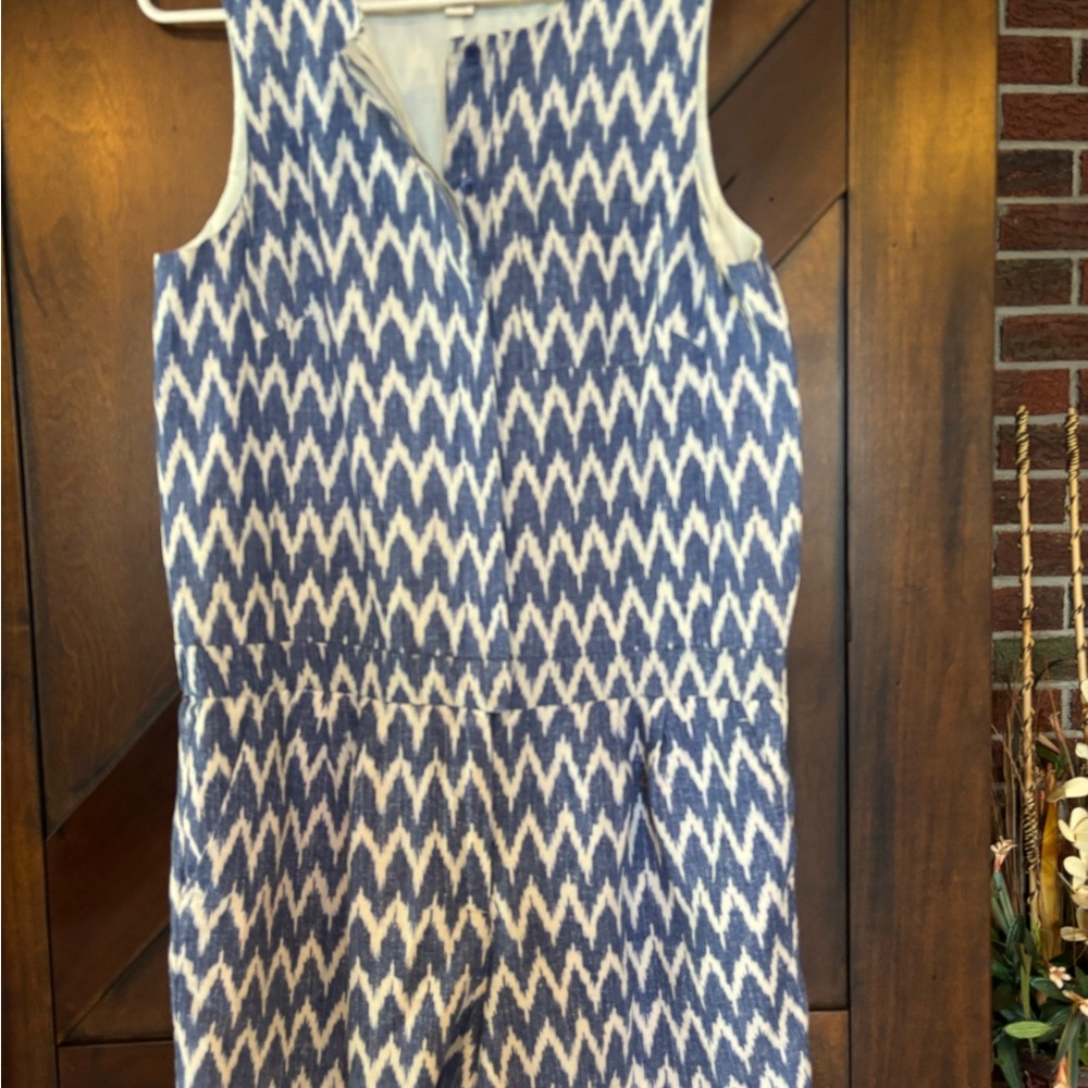 J. Crew Sky Blue and White Garment
